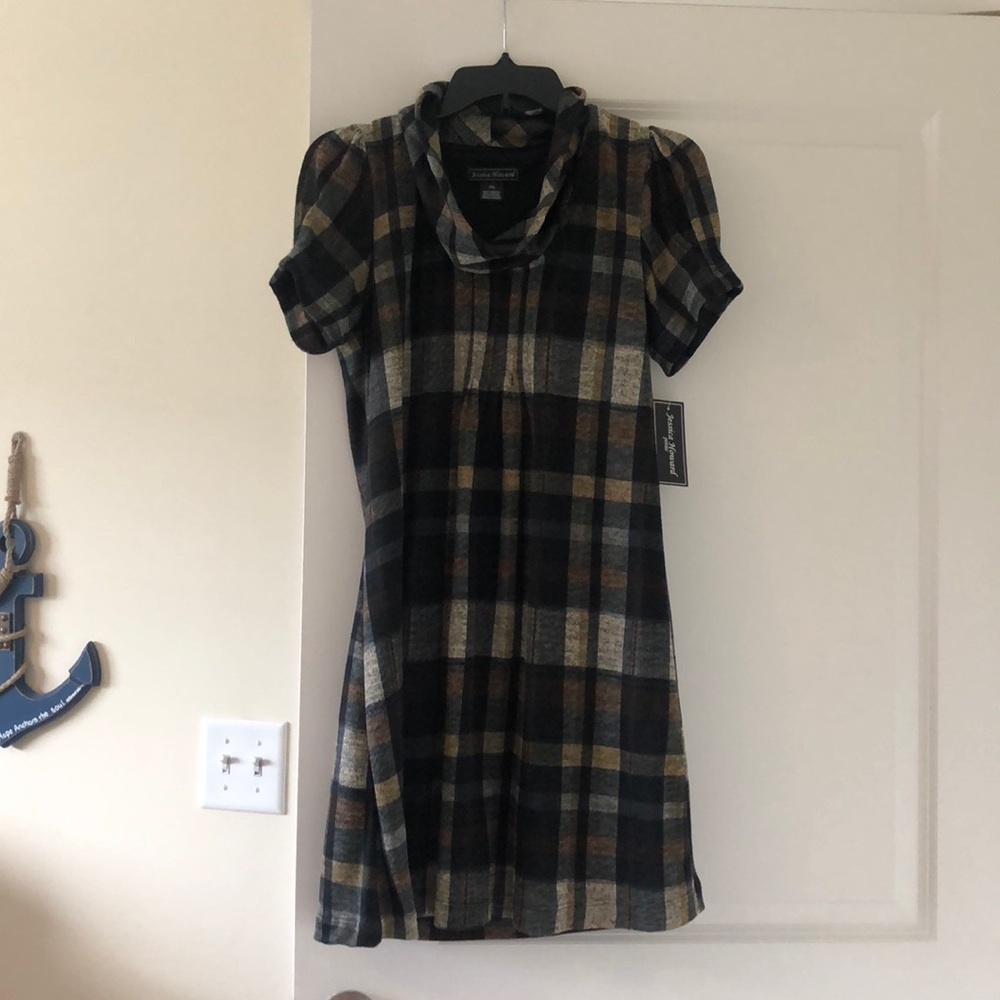 Flannel Short sleeve dress